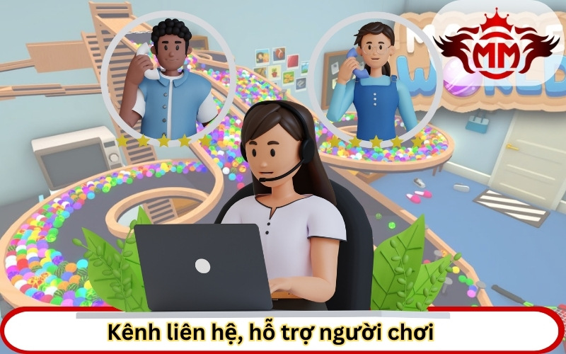 Kênh liên hệ, hỗ trợ người chơi game đua bi