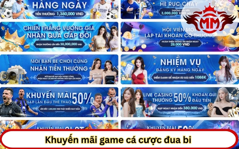 Khuyến mãi game cá cược đua bi